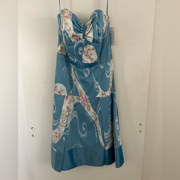 TAGS ON Tracy Reese Strapless Dress size 10 - Picture 1 of 7
